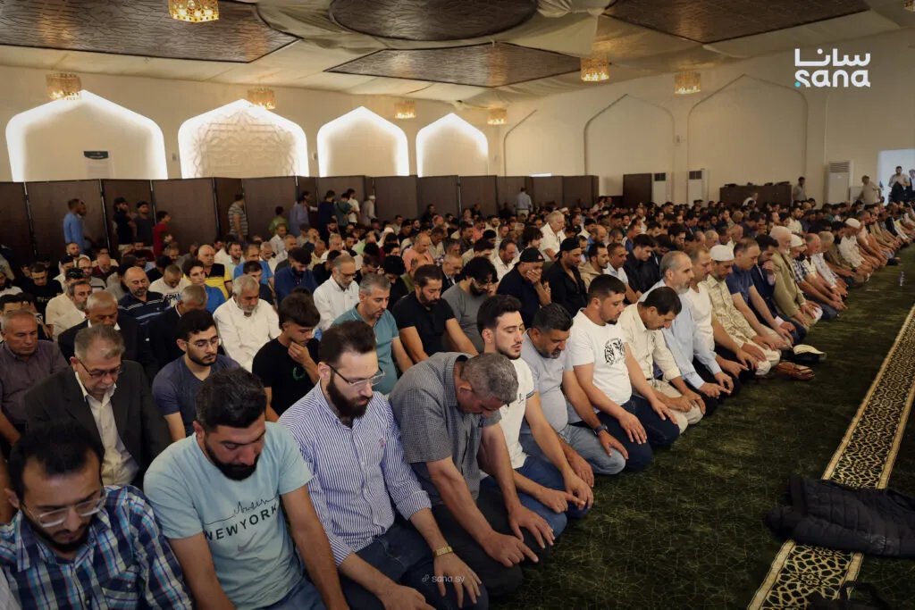 افتتاح مصلى جديد يتسع لـ1500 مصلٍ في مدينة المعارض بدمشق