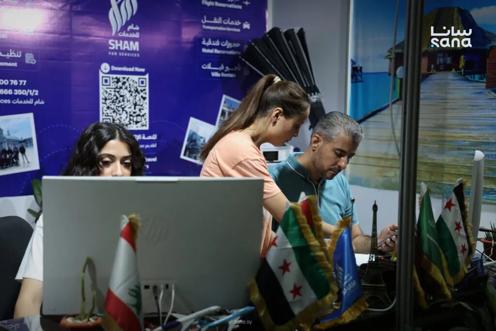 شركة شام للسياحة تستعرض خدماتها المتنوعة في معرض دمشق الدولي الـ 62