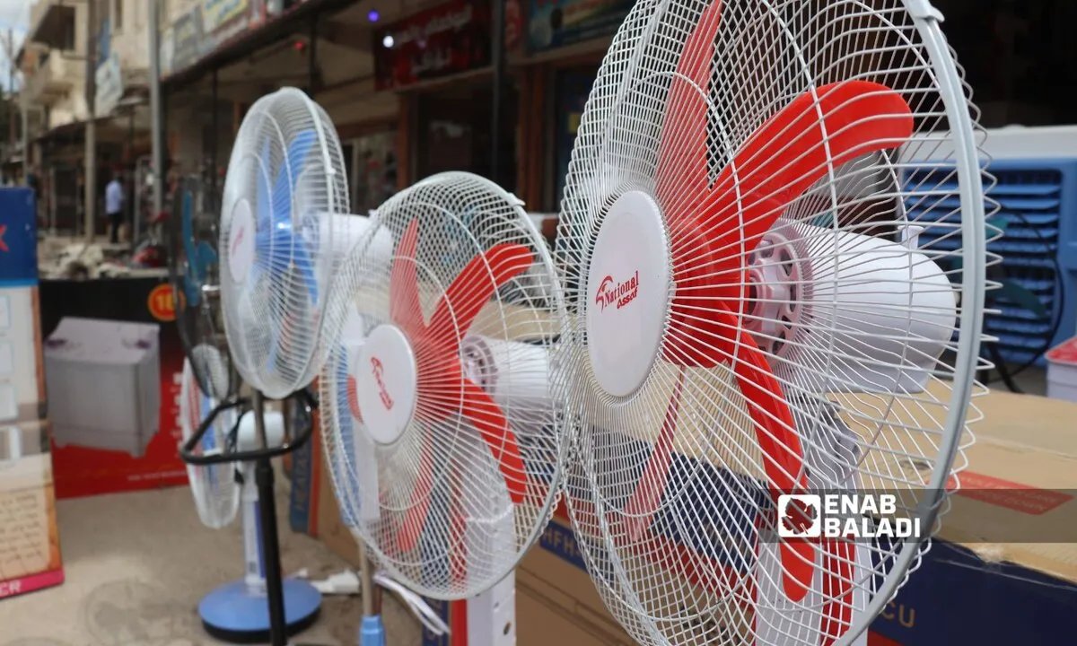 ارتفاع أسعار أجهزة التبريد في رأس العين وتل أبيض يفاقم معاناة الأهالي مع موجة الحر