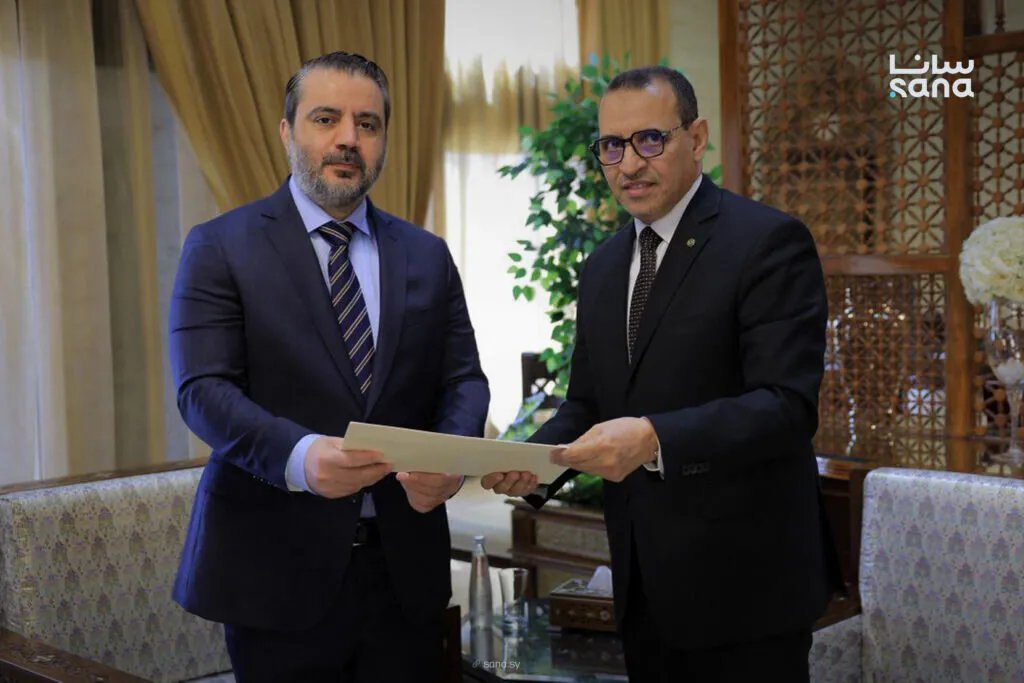 وزير الخارجية السوري يتسلم أوراق اعتماد السفير الموريتاني الجديد
