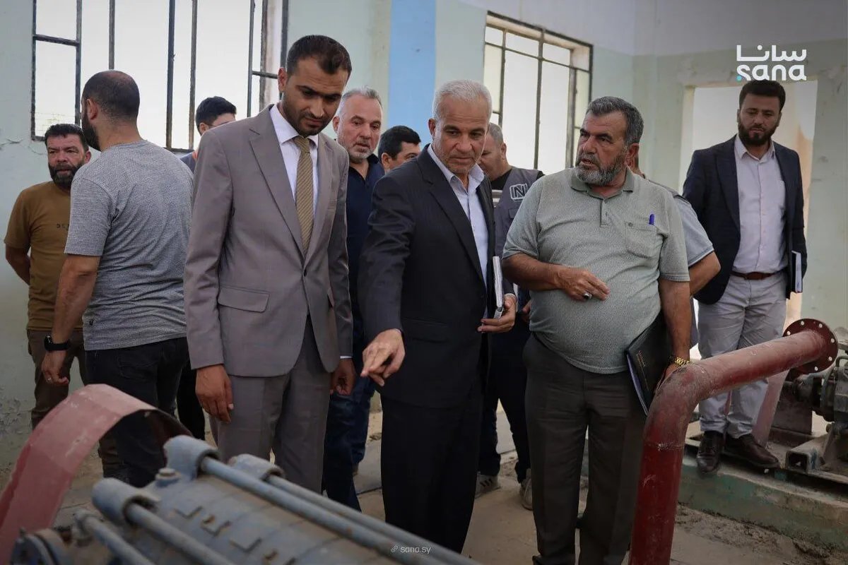 مؤسسة المياه في إدلب تطلق مشروع "بسيدا" لحل أزمة مياه الشرب في معرة النعمان