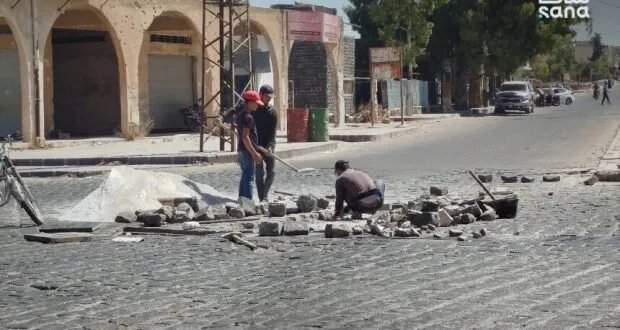 بصرى الشام: مبادرة مجتمعية رائدة لإعادة تأهيل البنية التحتية