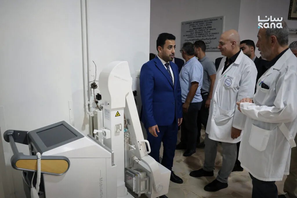 وزير الصحة السوري يتفقد المشفى الإيطالي بدمشق ويؤكد دعمه للمشافي الخيرية والخاصة
