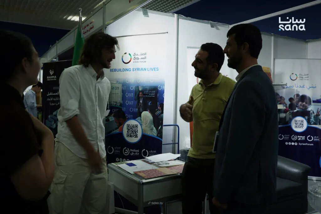 المنتدى السوري يعرض رؤيته للتنمية المستدامة في معرض دمشق الدولي