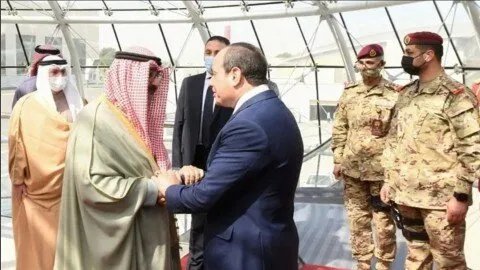 السيسي وولي عهد الكويت يتفقان على رفض تهجير الفلسطينيين والمطالبة بوقف فوري لإطلاق النار في غزة