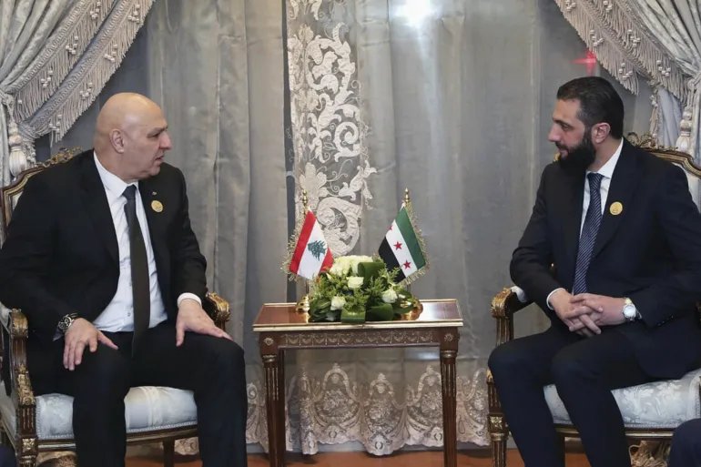 عون: تنسيق لبناني سوري لضبط الحدود وعودة اللاجئين.. ورفع العقوبات يسهل الأمر