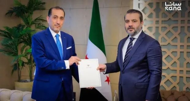 وزير الخارجية السوري يستقبل السفير الأردني الجديد ويتسلم أوراق اعتماده