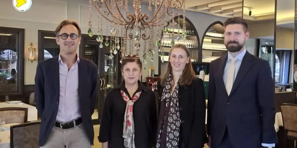 مجلس سوريا الديمقراطية يبحث مع وفد ألماني رفيع سبل الحل السياسي في سوريا