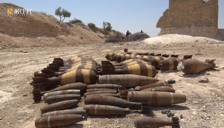 مصرع شخص بانفجار لغم أرضي من مخلفات الجماعات المسلحة في ريف دير الزور