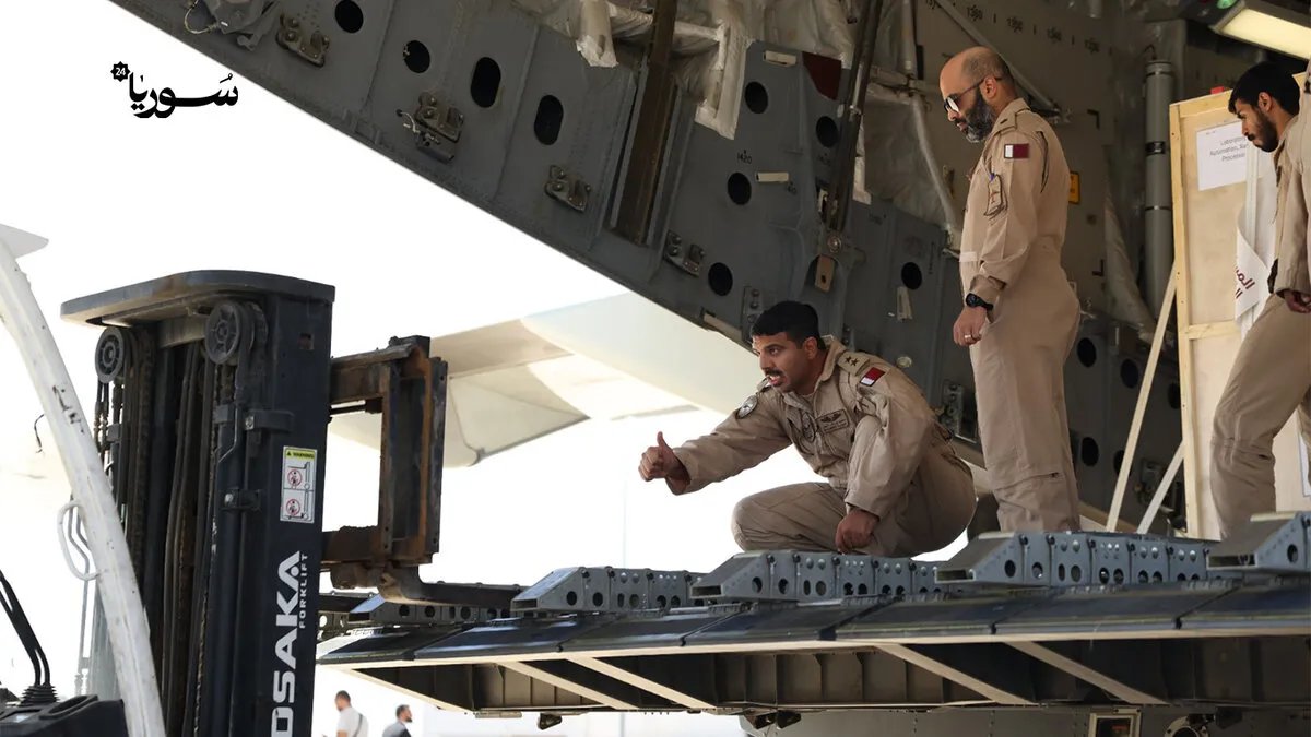 قطر تعزز دعمها لسوريا: جسر جوي وبري مستمر بمساعدات إنسانية