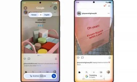 جوجل تُطلق "Circle to Search": ترجمة فورية مبتكرة على هواتف أندرويد