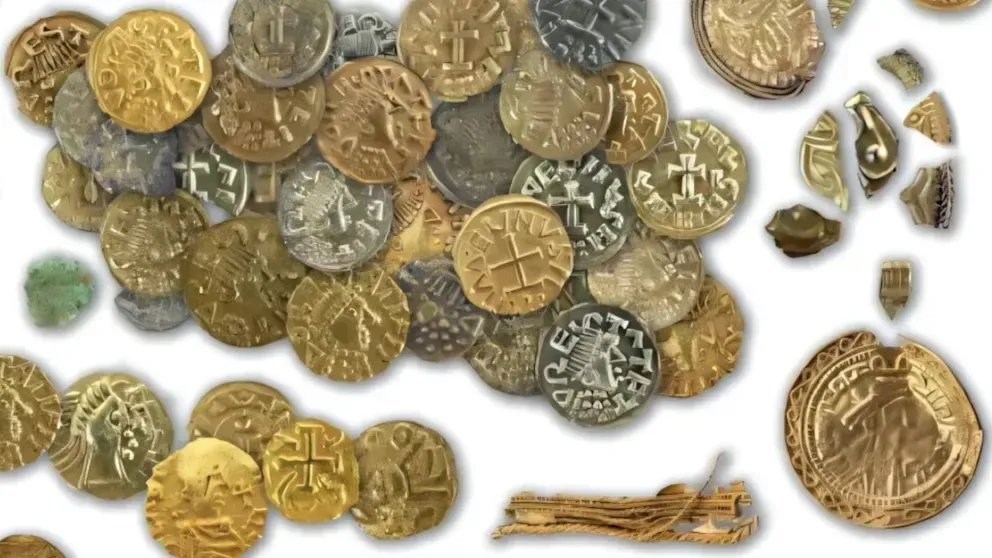 كنز ذهبي عمره 1300 عام يثير الدهشة على الحدود الألمانية الهولندية: اكتشاف أثري يكشف طقوسًا جرمانية قديمة