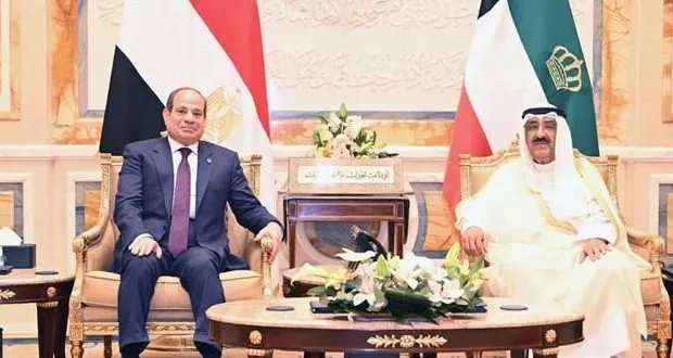 مصر والكويت تتفقان على دعم استقرار ووحدة سوريا وتنددان بالاعتداءات الإسرائيلية