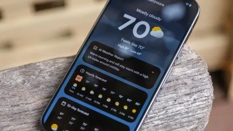 جوجل تستبدل تطبيق الطقس في ساعات بيكسل الذكية بتطبيق "Pixel Weather" الجديد: إليك التفاصيل