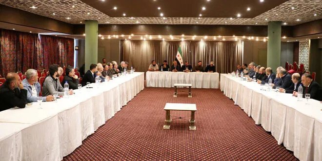 اللاذقية: الأمن والتجار يتفقون على خطة مشتركة لحماية المنشآت الاقتصادية