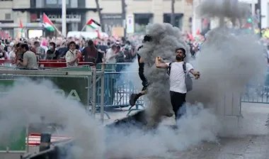 تظاهرات مؤيدة لغزة توقف المرحلة الأخيرة من طواف إسبانيا في مدريد