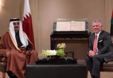 الأردن وقطر تتفقان على حلول سياسية لأزمات المنطقة وتعزيز التعاون الثنائي
