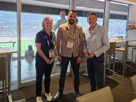 اجتماع تاريخي بين الضامن وكو: دعم دولي مرتقب لألعاب القوى السورية