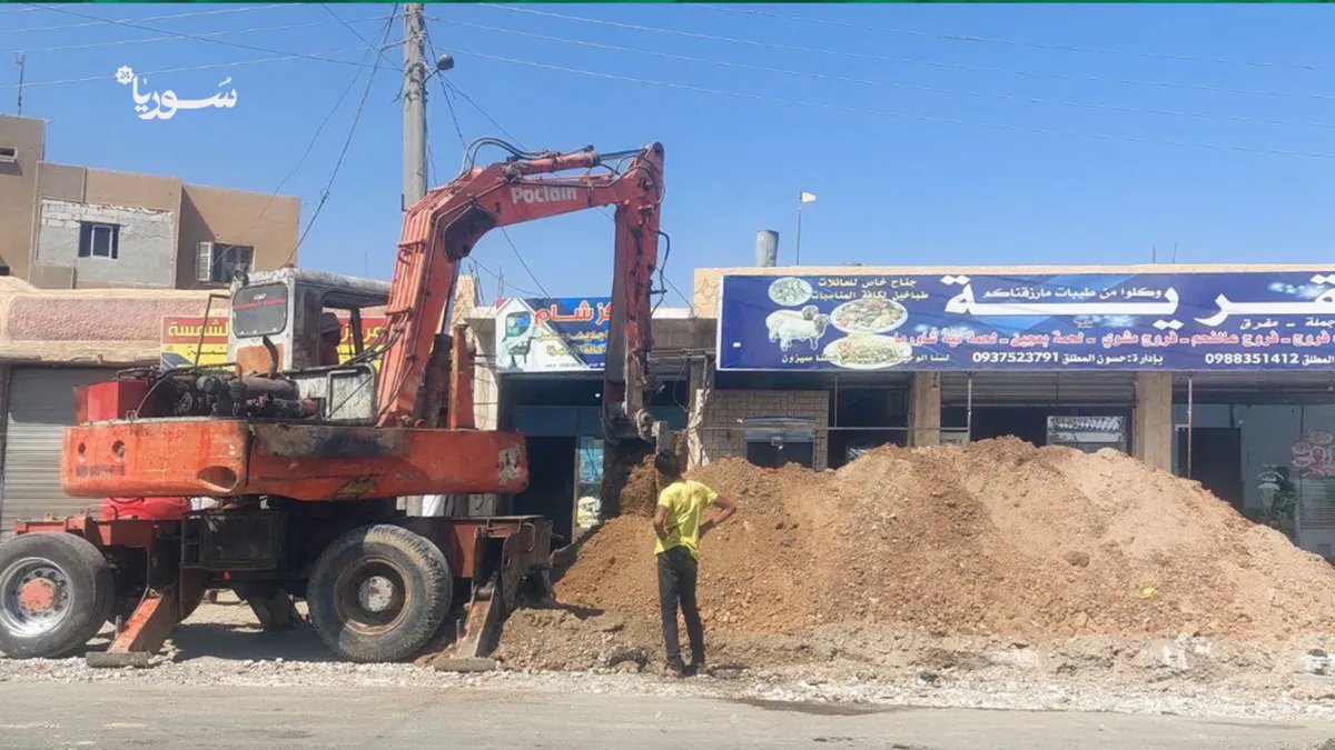 استجابة لتقرير سوريا 24: بلدية تشرين تطلق مشروعًا عاجلاً لمعالجة أزمة الصرف الصحي