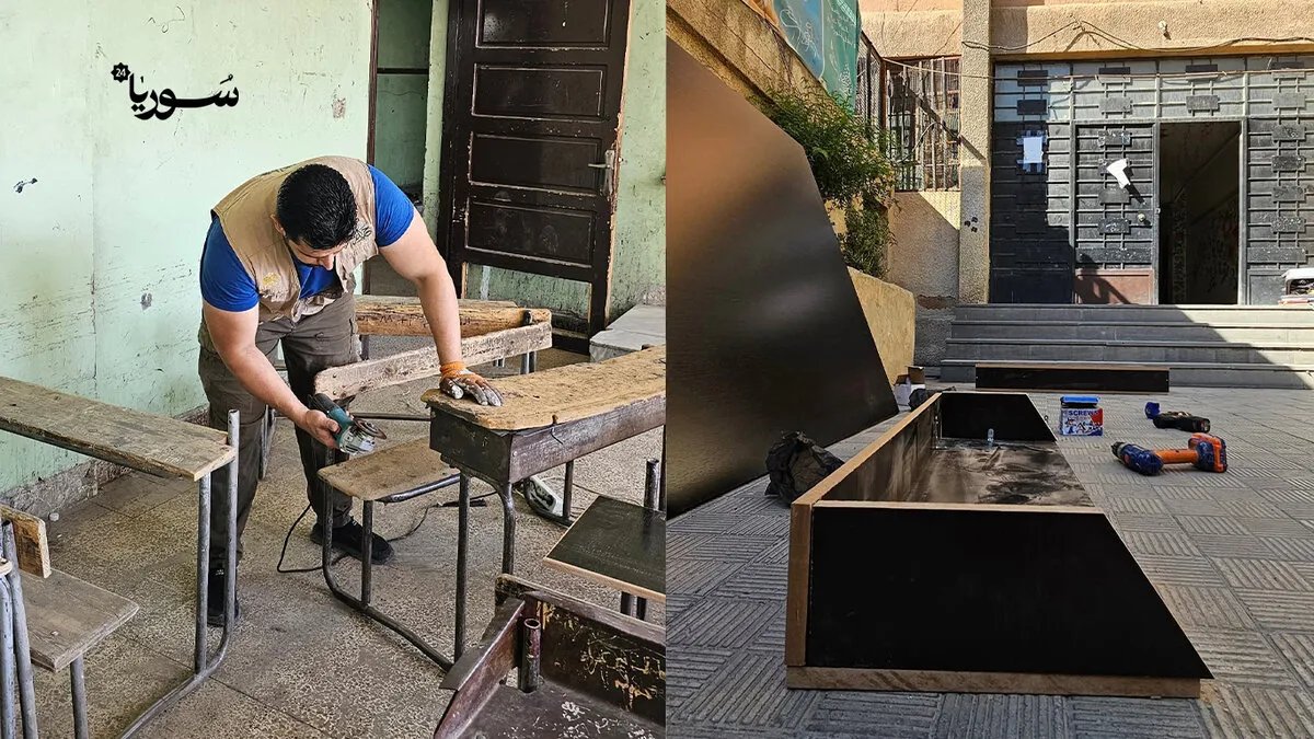 مبادرات أهلية في حي الزاهرة بدمشق لإصلاح الآبار وترميم المدارس بإمكانيات متواضعة