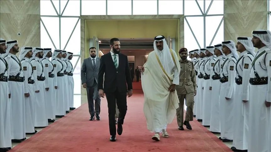 أحمد الشرع يشيد بموقف قطر "الصادق" ويدعو لتعزيز العلاقات بين البلدين