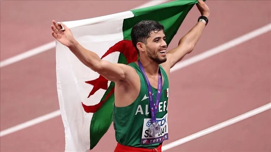 جمال سجاتي يتألق ويحرز فضية سباق 800 متر في مونديال ألعاب القوى بطوكيو