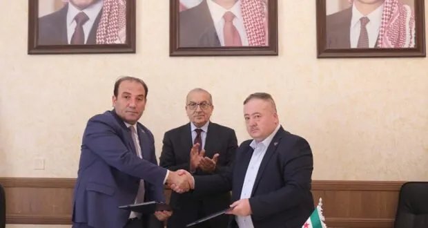 سوريا والأردن توقعان مذكرة تفاهم لتعزيز التعاون في قطاع المقاولات