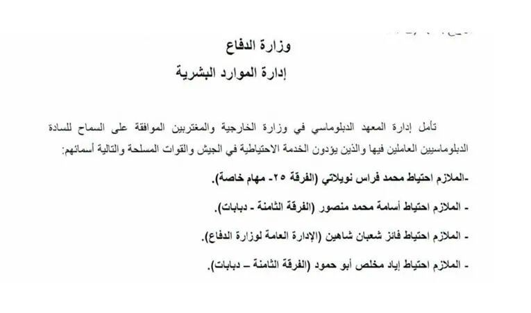 وثيقة مسربة تكشف: كيف يحول نظام الأسد ضباط الجيش إلى دبلوماسيين في الخارج؟