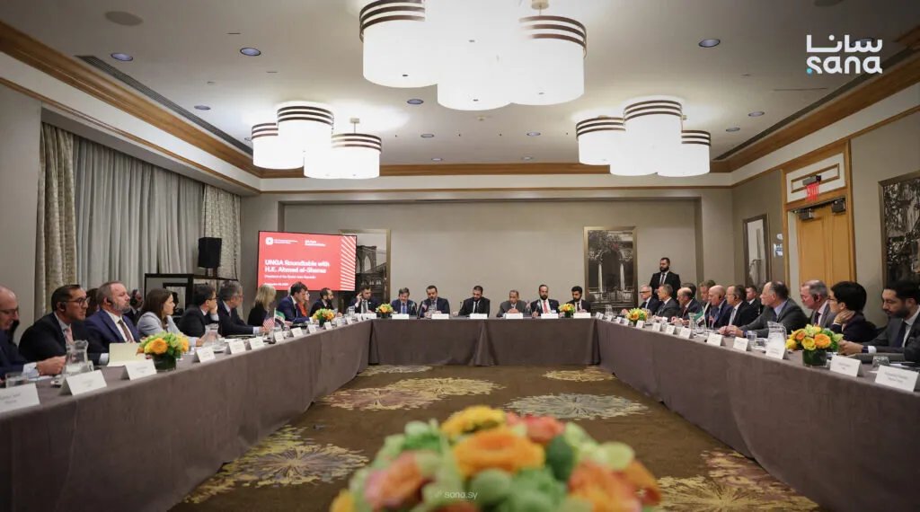 الرئيس الشرع يلتقي كبار رجال الأعمال والشركات العالمية في نيويورك