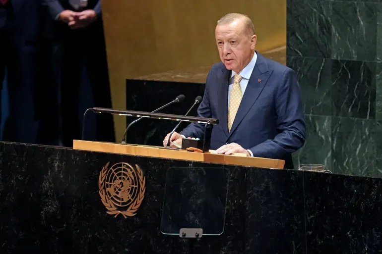 تركيا توضح ملابسات إغلاق الميكروفون أثناء كلمة أردوغان في مؤتمر حل الدولتين بنيويورك