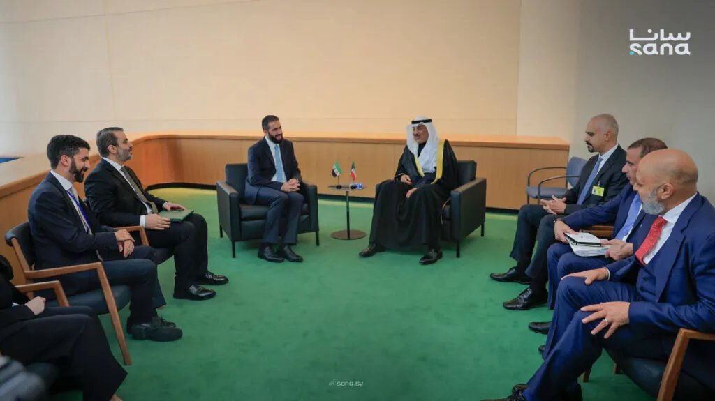 الرئيس الشرع وولي العهد الكويتي يجتمعان في نيويورك على هامش اجتماعات الأمم المتحدة