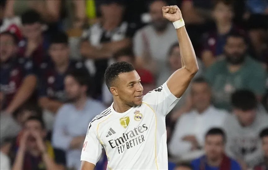 مبابي يقود ريال مدريد بثنائية للفوز على ليفانتي في الدوري الإسباني