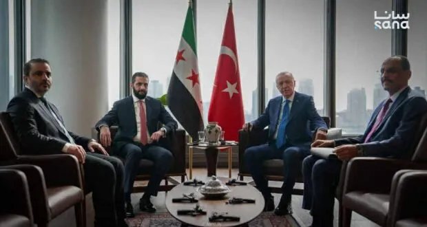 الرئيس الشرع يلتقي ماكرون وأردوغان في نيويورك على هامش اجتماعات الأمم المتحدة