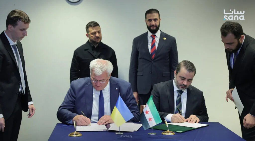 سوريا وأوكرانيا تتفقان على استعادة العلاقات الدبلوماسية في بيان مشترك بنيويورك
