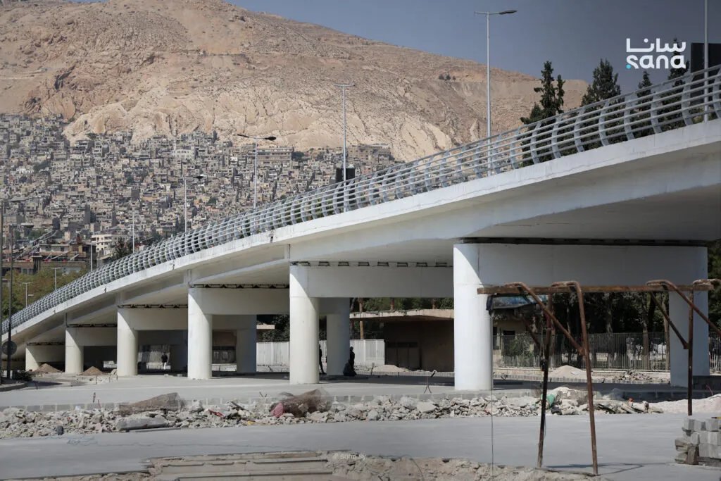 دمشق: إنجاز 90% من مشروع تطوير عقدة الفيحاء وتحسين الحركة المرورية