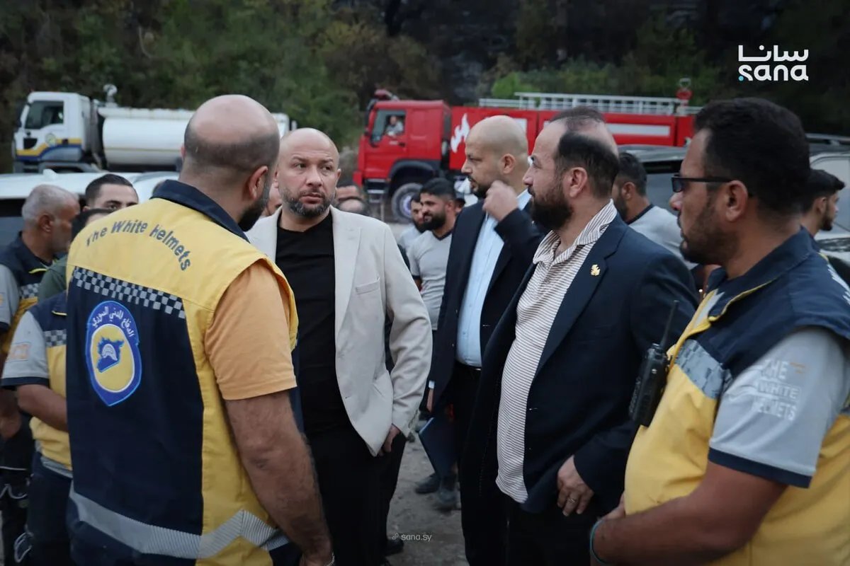 وزيرا الإعلام والطوارئ يتفقدان آثار الحرائق في ريف اللاذقية