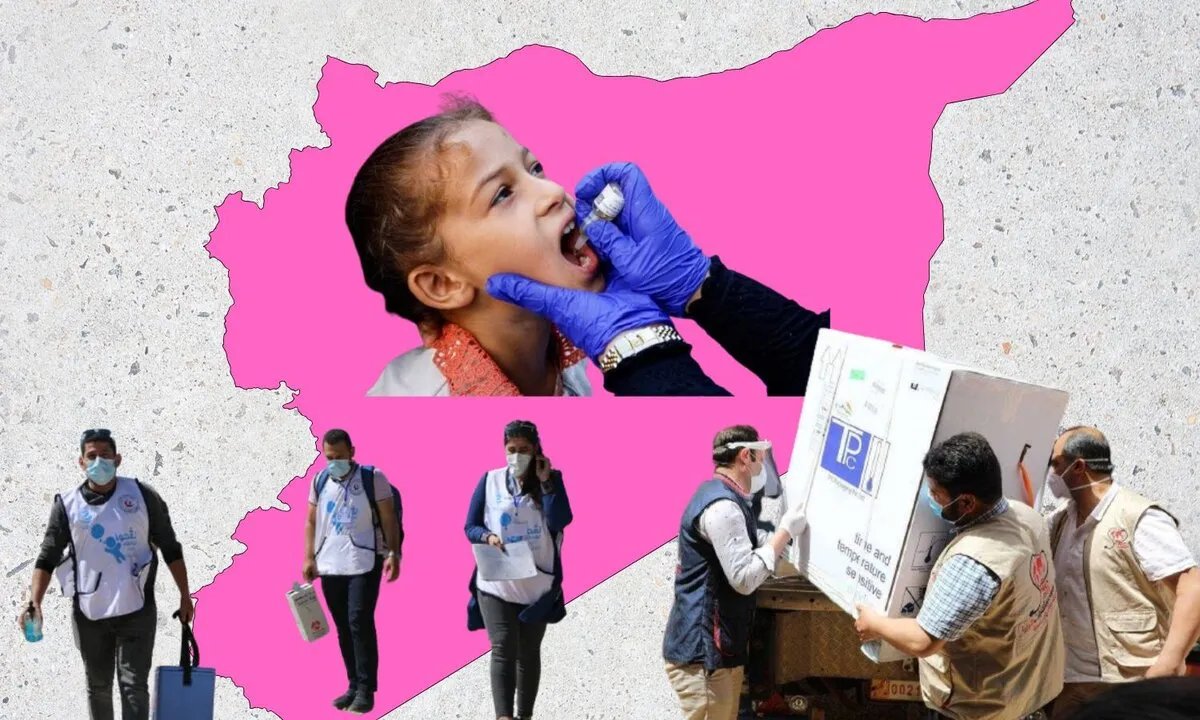 حملة تلقيح وطنية واسعة النطاق في سوريا لحماية أطفال دون الخامسة من الأمراض