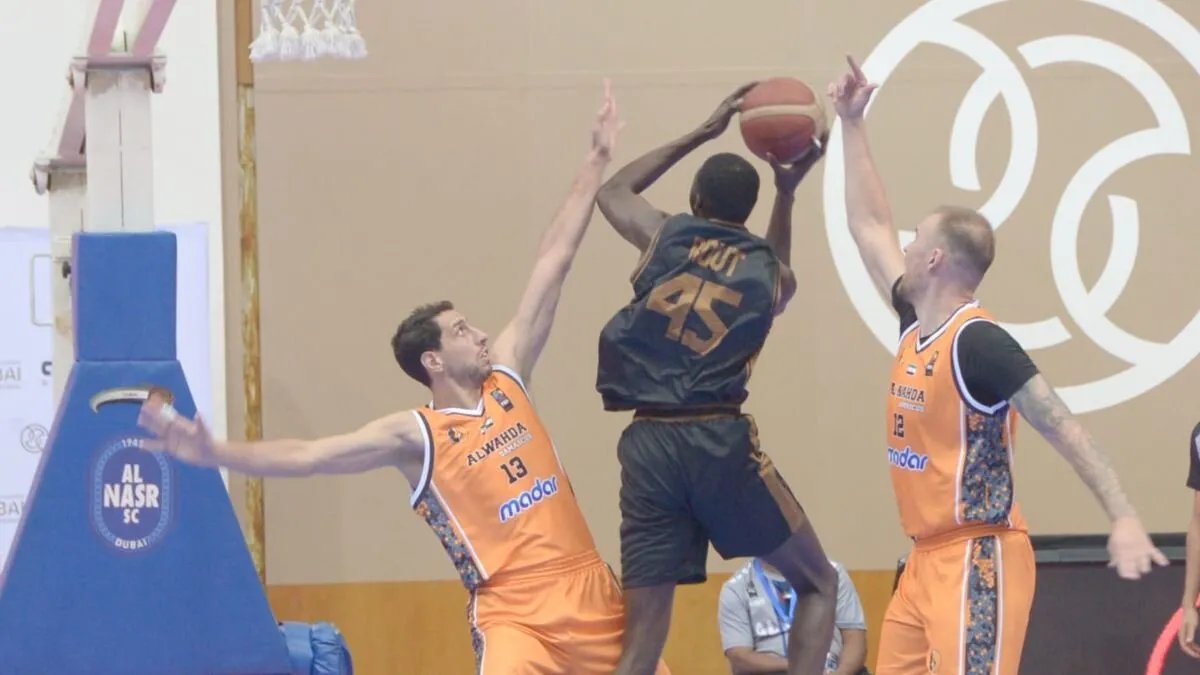 الوحدة يحقق فوزًا ثمينًا وحمص الفداء يتعثر في البطولة العربية لكرة السلة بالإمارات