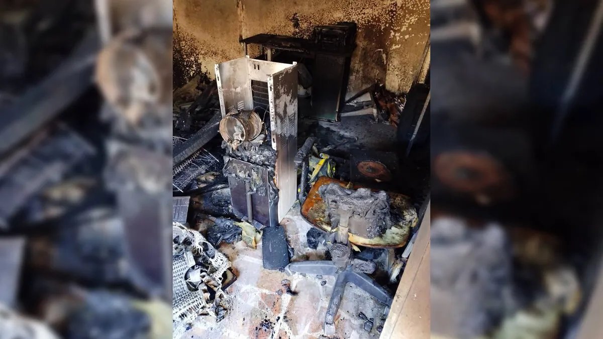 الأسايش تكشف سبب حريق مكتب المجلس الوطني الكردي في عامودا: تماس كهربائي