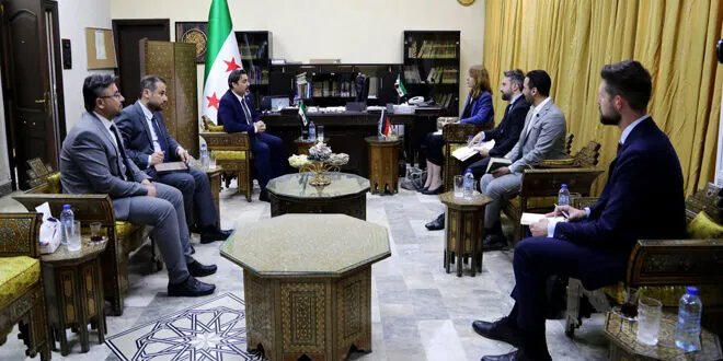 وزير التربية السوري يبحث مع السفارة الألمانية آفاق التعاون في التعليم المهني ورفع العقوبات