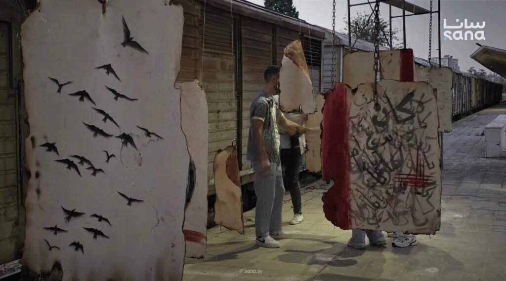 معرض "طريق": تجربة فنية فريدة تنطلق من محطة قطار حمص