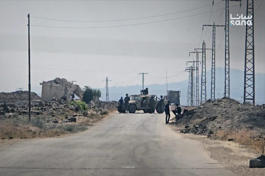 توغل إسرائيلي في صيدا بالقنيطرة ومداهمات للمنازل