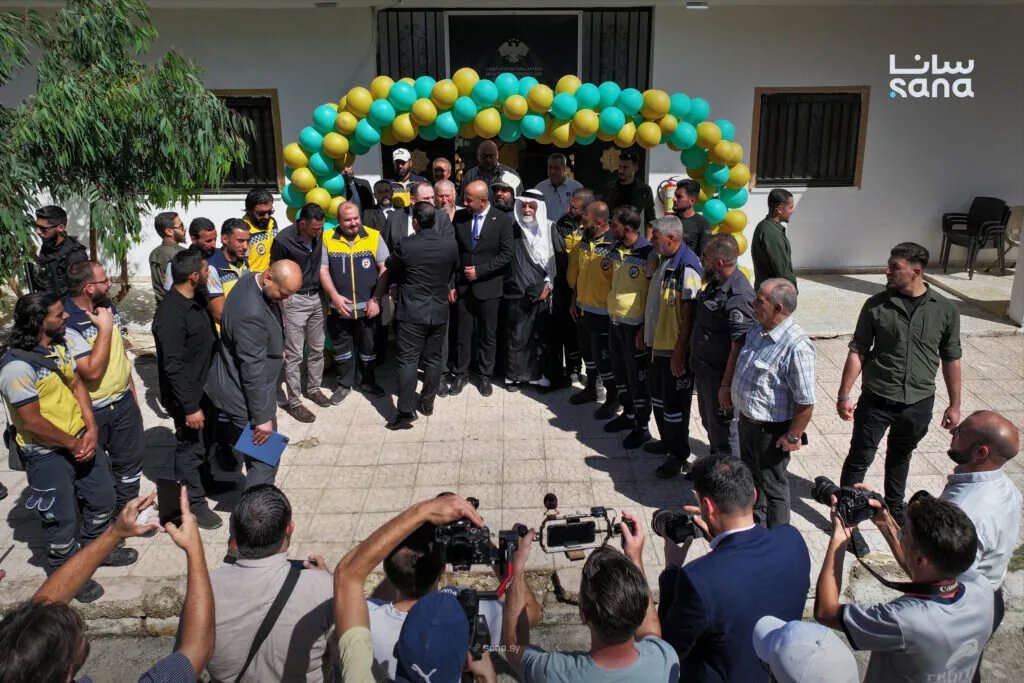في خطوة لتعزيز السلامة: افتتاح مركز للدفاع المدني في تلكلخ بريف حمص