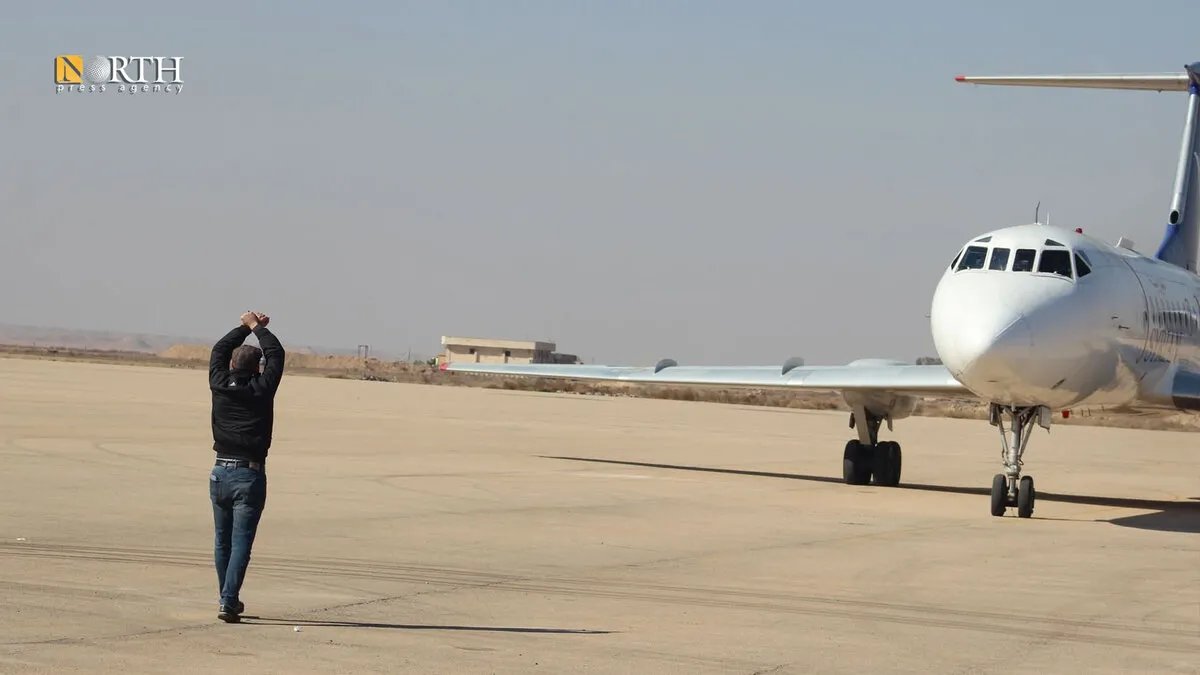وفد من الطيران المدني السوري يصل دير الزور لبدء مشروع إعادة تأهيل المطار