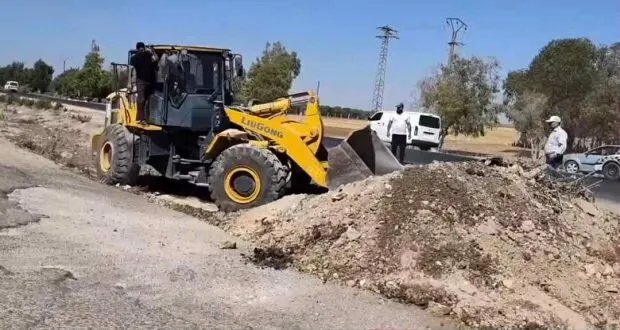 إغلاق الفتحات المخالفة على أوتوستراد دمشق-درعا للحد من الحوادث