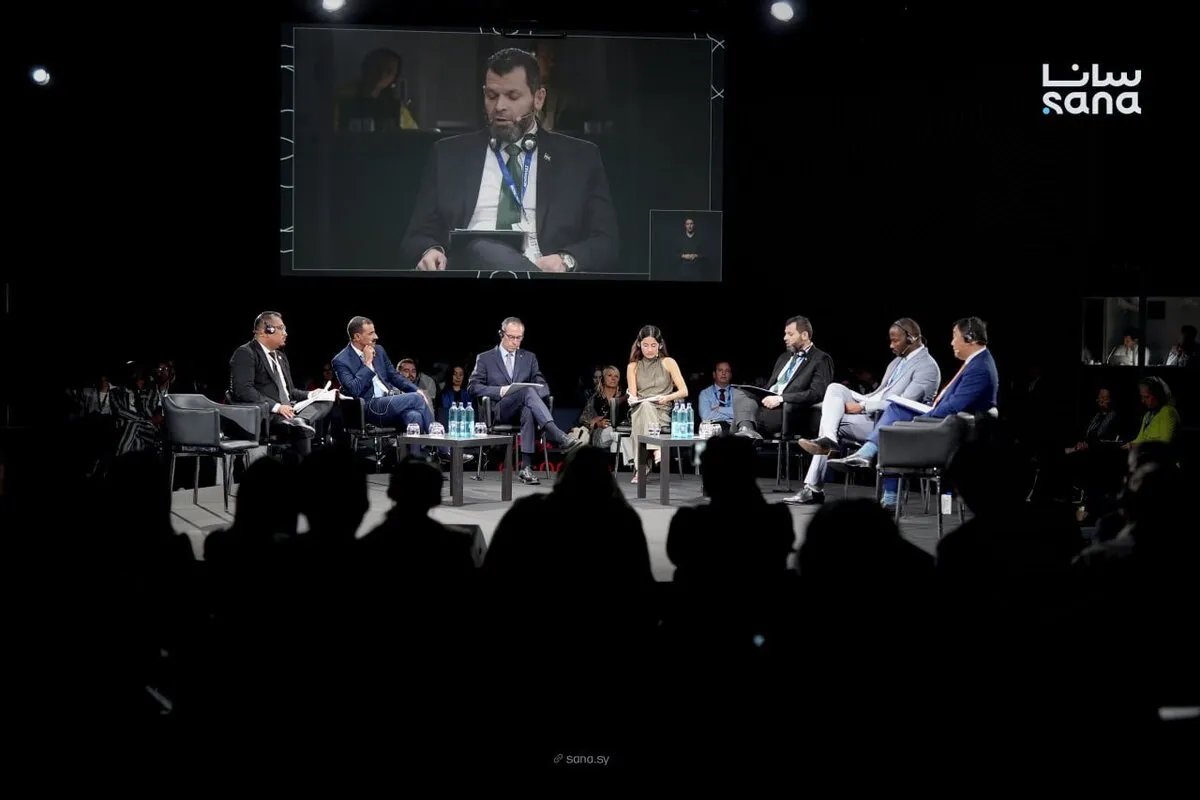 سوريا تشارك بفعالية في مؤتمر "موندياكولت 2025" ببرشلونة وتطرح رؤيتها للسلام