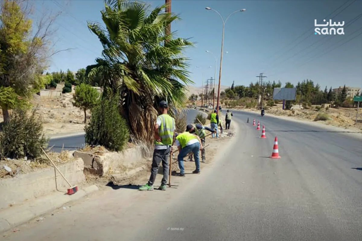 دمشق وريفها تستعدان للشتاء: صيانة شاملة لشبكات الطرق