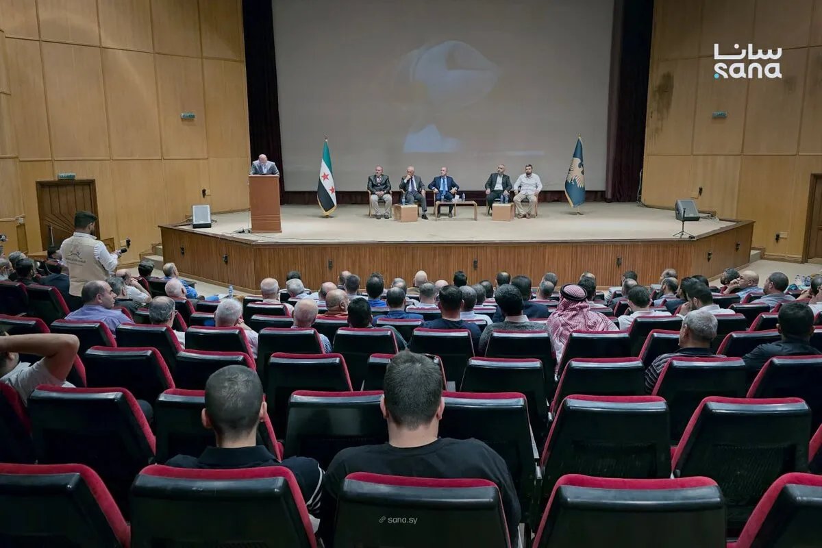 محافظة حماة: اللجنة الفرعية تلتقي المرشحين لعرض برامجهم الانتخابية لمجلس الشعب