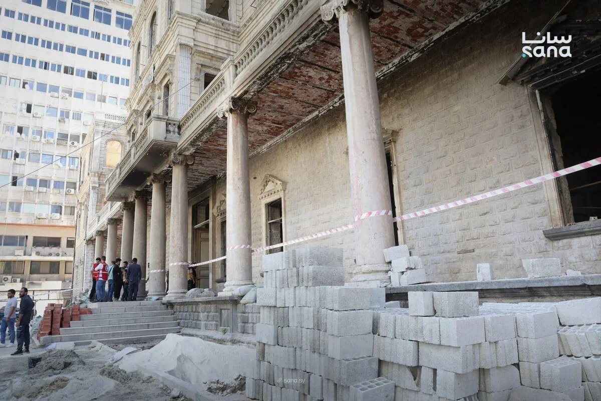 محافظة دمشق تتحمل المسؤولية الكاملة في حادث انهيار مبنى وزارة الداخلية القديم وتعلن عن تحقيق فوري