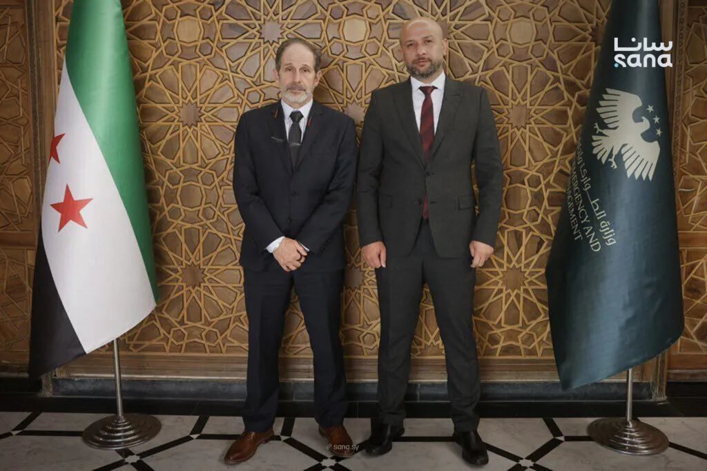 وزير الطوارئ السوري ورئيس الآلية الدولية يبحثان تعزيز التعاون في ملف الأسلحة الكيميائية